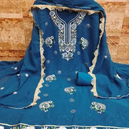 Suha Embroidered Unstitched Dress Material-picture-37