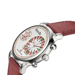 DOUBLERUN Men Dial & Leather Straps Analogue Multi Function Watch H05N19084 image 3