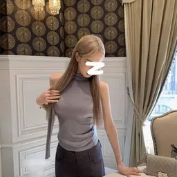 StyleCast x Revolte Tie-Up Neck Top image 2