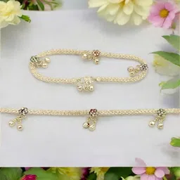 RAION 2Pc Silver-Plated Anklet image 4