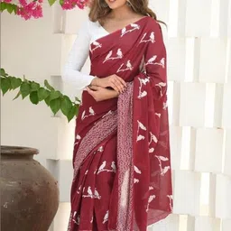 Moda Rapido Ethnic Motifs Handloom Banarasi Saree image 3