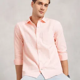 Nautica Slim Fit Self Design Textured Pure Cotton Casual Shirt-picture-30