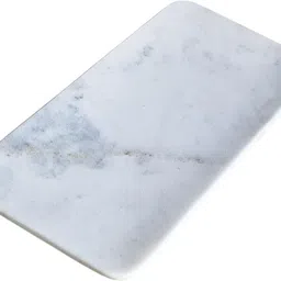 tejaswi craft White Marble Rectangle Shape Tray For Kitchen Serving, Dining Table Decoratio Tray-picture-24