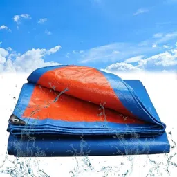 tenthouse TIRPAL 18FTX30FT ORANGE/BLUE Tent - For PROTECT FROM UV RESISTANT,RAIN, 18 FEET X 30 FEET-picture-14