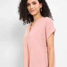 Annabelle by Pantaloons Mandarin Collar Top image 2