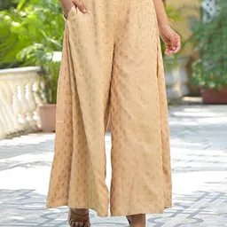 Juniper Women Ethnic Motifs Printed Flared Liva Ethnic Palazzos image 5