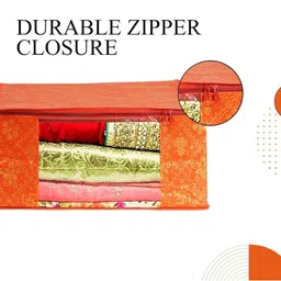 AMAK INC Orange Fabric Multi-Utility Wardrobe Organisers image 2
