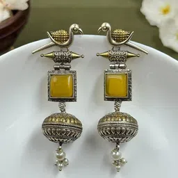 NAMAN ARTS Contemporary Drop Earrings-picture-16