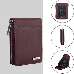 BAGMAN Men Leather Zip Around Wallet image 3