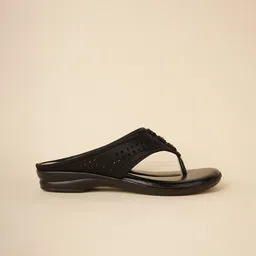 Rubeezz Women Textured Open Toe Flats image 4