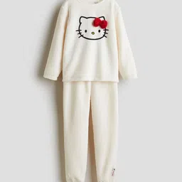 H&M Girls Printed Velour Pyjamas-picture-33