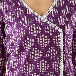 Anouk Bandhani Printed V-Neck Pure Cotton Straight Kurta image 3