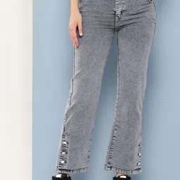 BAESD Girls Regular Fit Mid-Rise Heavy Fade Stretchable Jeans-picture-33