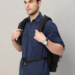 Reccy Men Long Sleeve Ventilated Breathable 4-Way Stretch Sun Protected TechFlex Cargo Shirt image 4