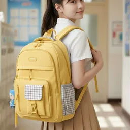 WALSON Kids Solid Ergonomic Backpack image 4