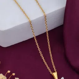 SZN Set Of 2 Gold-Plated Heart Shaped Pendants With Chains image 5