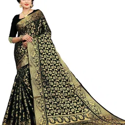 jayant creation Multicoloured Silk Blend Kanjeevaram Sarees-picture-10
