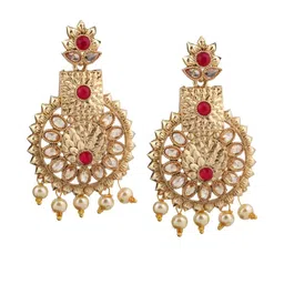piah Gold-Plated Brass Earrings image 1