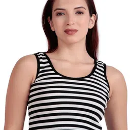 PRIME LOVE Women Horizontal Striped Tank Crop Top-picture-21