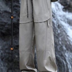 HERE&NOW Men Mid Rise Cargo Track Pant-picture-34