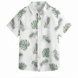 YK Boys Floral Printed Casual Shirt image 4