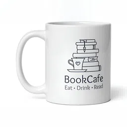 Mr UVD White & Black Typography Printed Ceramic Glossy Mug 350 ml image 3