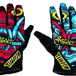 tiivra Evil I Street Skins Riding Gloves - High-Tech PVC Knuckle Protector (ExtraLarge) Riding Gloves-picture-13