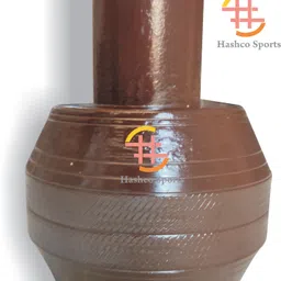 hashco Deisgner Iron Mugdar/Indian Club/Gada Brown Indian Clubs Black Indian Clubs image 2