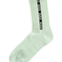 HUGO Men Pack Of 3 Ribbed Calf Length Socks image 3