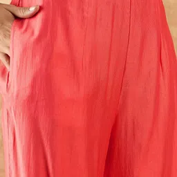 Indo Era Ethnic Motifs Printed Straight Liva Kurta with Palazzos & Dupatta image 2