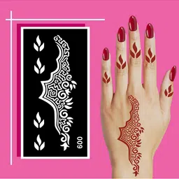VOORKOMS Henna Stencil Designs for Smooth and Professional Finish at Home-picture-11