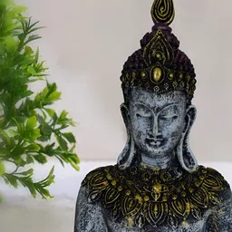 Zart Black Buddha Idol Showpiece-picture-15