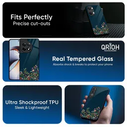 QRIOH Floral Printed OnePlus Nord CE4 Lite 5G Back Case Mobile Accessories image 2
