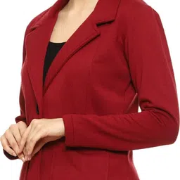roarers POLY FLEECE Solid Coat For Women image 3