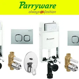 parryware Half Frame Concealed Cistern, with divater body upper Pluto set of 2 pic 265 Dual Flush Tank-picture-12