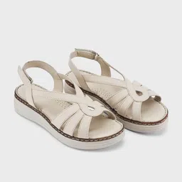 Lino Perros Women Open Toe Regular Platform Heel Sandals-picture-36