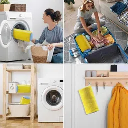 LUZAX Shoe Washing Machine Bag Invisible Zipper Dryer Reusable Cleaner image 5
