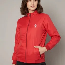 JUST ROAR Solid Women Wind Cheater-picture-23