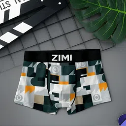 zimi Pack of 4 Printed Men Trunk image 2