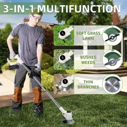shopogenix Cordless Battery Electric Powered Grass Cutter 3-in-1 Mower & Grass Cutter Corded & Cordless Grass Trimmer-picture-21