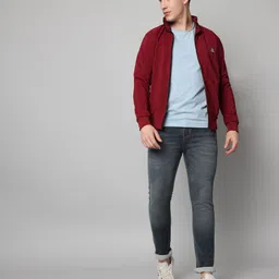 christy world Men Solid Cape Jacket image 4