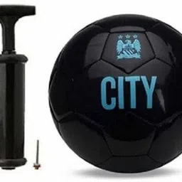 City Football Full Size-5 no. with 6inch air Pump and pin Football Kit-image-12