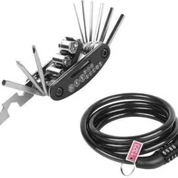 fcc racing Lock with Cycle Tool Kit & Bicycle 4 Digit Combination Lock for Bicycle Bicycle Lock-picture-47
