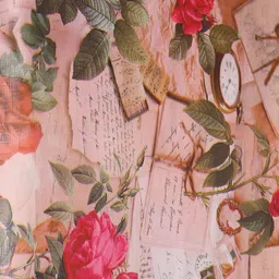 ganesh das PVC 6 Seater Floral Table Cover image 2