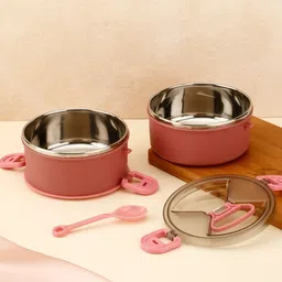 nl traders lunch box | tiffin box | lunch box for kids -Lunch Box For Collage,School,Office 2 Containers Lunch Box image 2