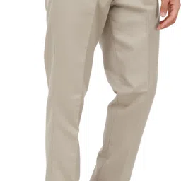 lahsuak Men Regular Fit Brown Polycotton Trousers image 4