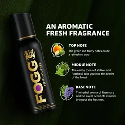 fogg Fresh Fougere Premium No Gas Body Spray-For Men image 3