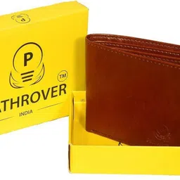 Men Brown Genuine Leather Wallet-image-7