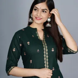 bdree Women Viscose Rayon Kurta Palazzo Set image 3