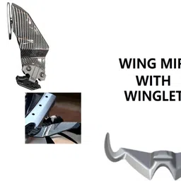 2pc wing mirror aero H2, 1 pulsar RS 200 WINGLET Combo-image-56